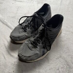 Asics GEL Venture 6 Mens Gray Black Trail Running Shoes T7G1N size 8  M